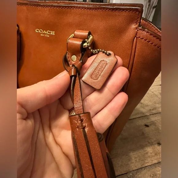 Vintage Coach Legacy 2Way Brown Leather tote bag - Picture 5 of 7